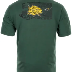 Loop Logo T-Shirt Steelhead pineneedle- S