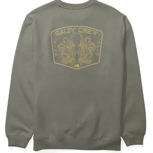 Salty Crew Tako Club Crew Fleece dusty olive-                                                                                                                                                                                                                        M