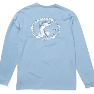 Salty Crew Shootout LS Sun Protection Shirt clear sky- S
