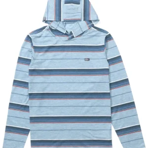 Salty Crew Seaway Sun Protection UV Hoodie mineral blue- S