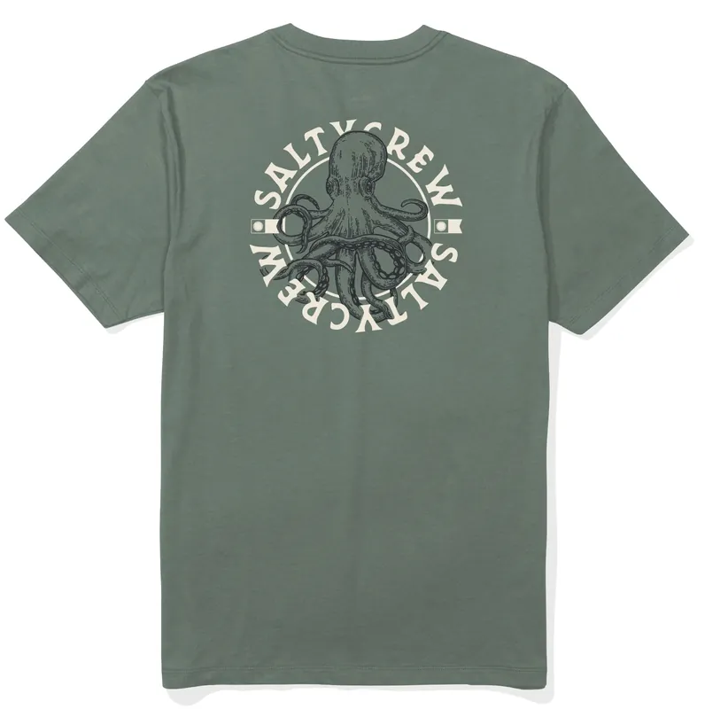 Salty Crew Tentacles S/S T-Shirt laurel wreath- S