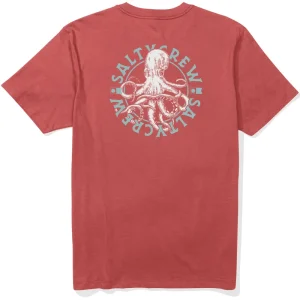 Salty Crew Tentacles S/S T-Shirt washed red- S