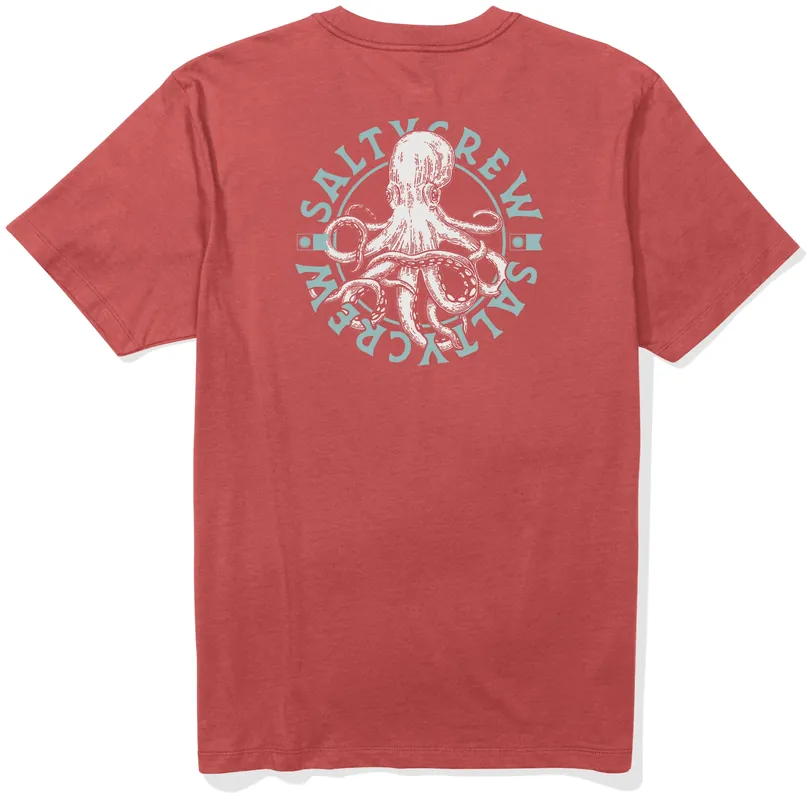 Salty Crew Tentacles S/S T-Shirt washed red- S