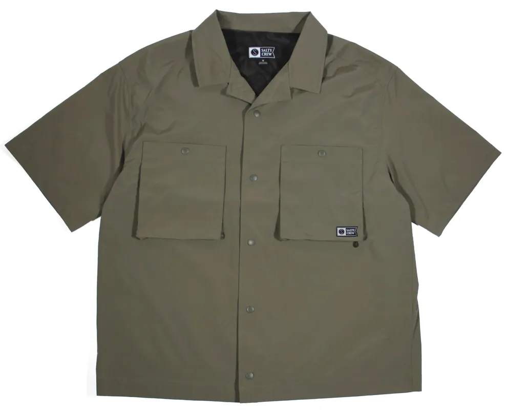 Salty Crew Fishcamp Shirt dusty olive- S