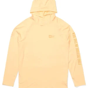 Salty Crew Mariner Hood Tech T-Shirt Sun Protection Shirt light coral- S