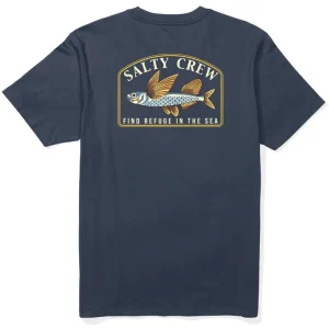 Salty Crew Fly Home SS T-Shirt navy- S