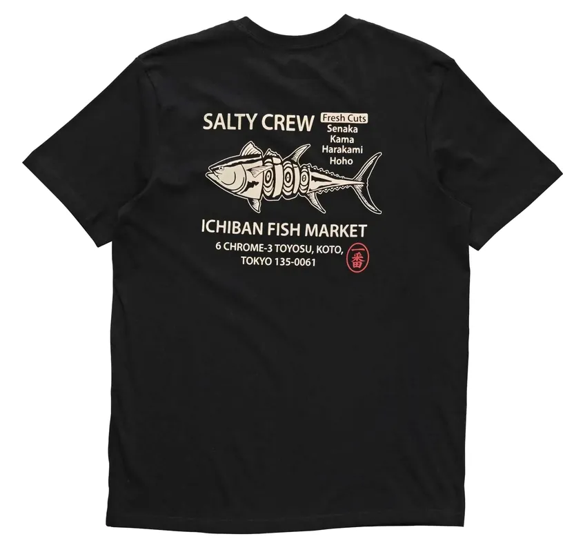 Salty Crew Ichiban SS T-Shirt black- S
