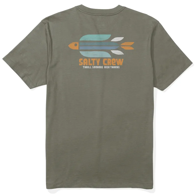 Salty Crew Topredo SS T-Shirt dusty olive- S