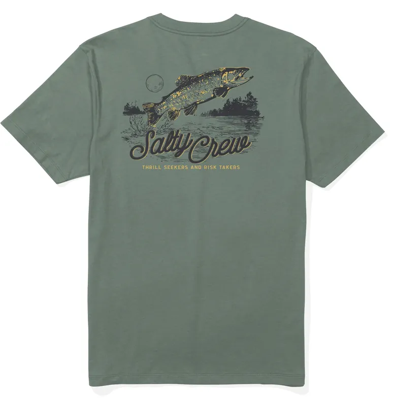 Salty Crew Fish Fest SS T-Shirt laurel wreath- S