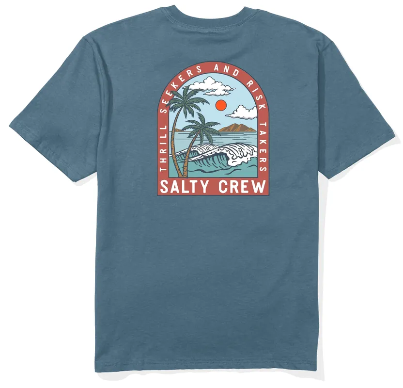 Salty Crew Archway Classic T-Shirt slate- S