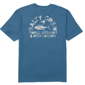 Salty Crew Stamped Classic T-Shirt cast blue- S
