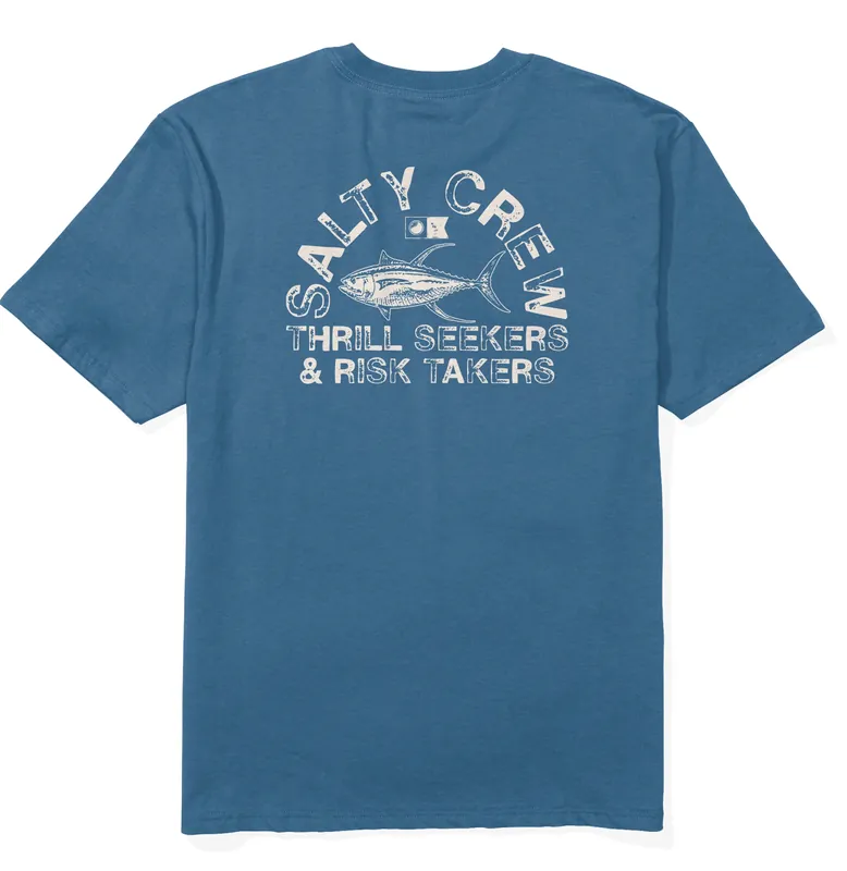 Salty Crew Stamped Classic T-Shirt cast blue- S