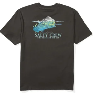 Salty Crew Mahi Surface SS T-Shirt black- S