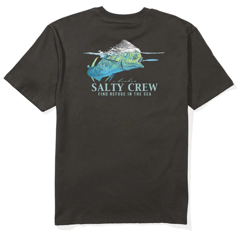 Salty Crew Mahi Surface SS T-Shirt black- S