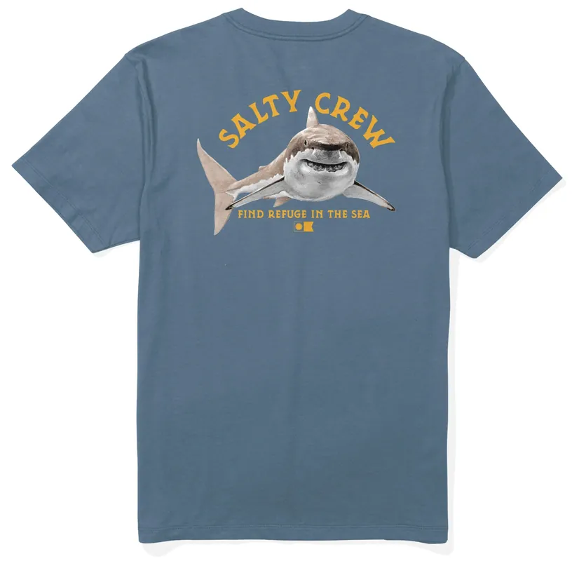 Salty Crew Lurking SS T-Shirt slate- S