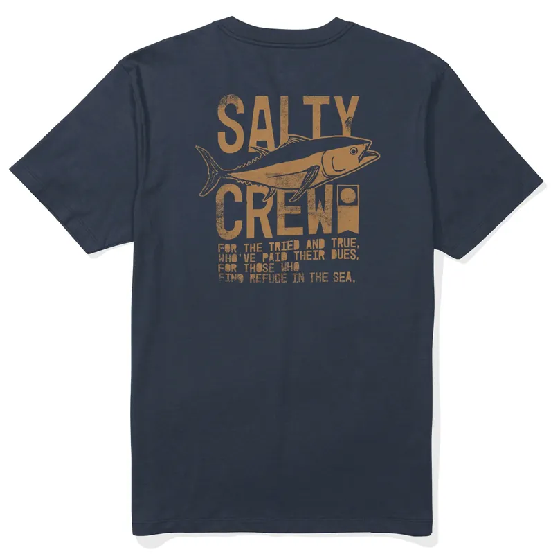 Salty Crew Tried And True SS T-Shirt navy- S