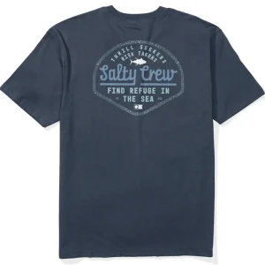 Salty Crew Border Fill Classic T-Shirt navy- S