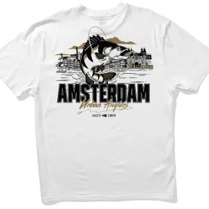 Salty Crew Amsterdam Urban Anglers SS T-Shirt white- S