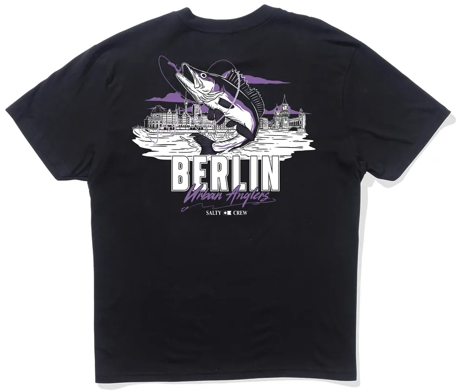 Salty Crew Berlin Urban Anglers SS T-Shirt black- S