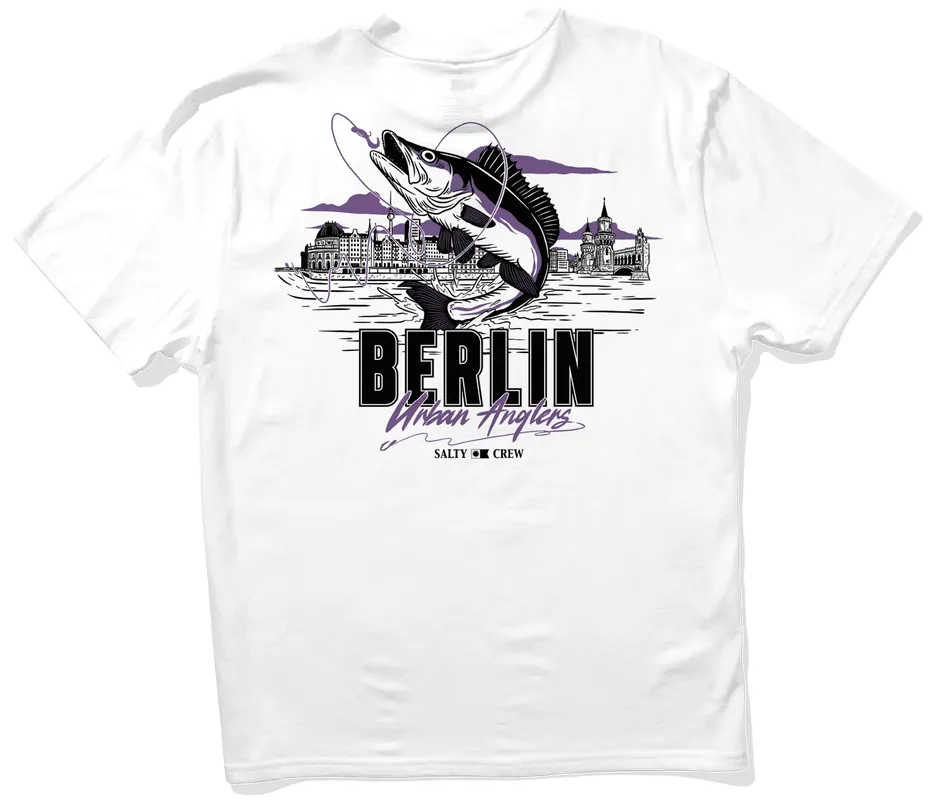 Salty Crew Berlin Urban Anglers SS T-Shirt white- S