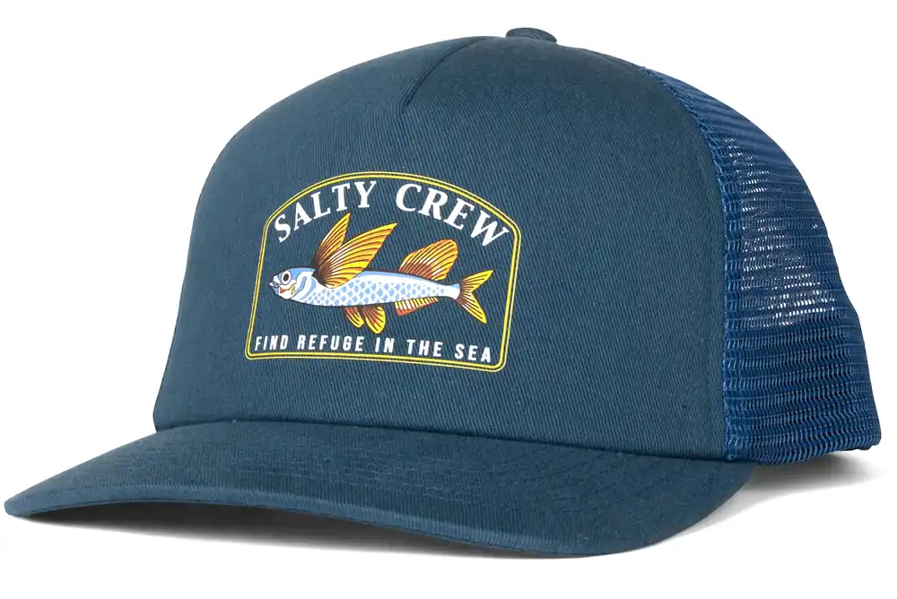 Salty Crew Good Times Trucker Cap Deep ocean-