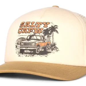 Salty Crew Good Times Trucker Cap off white khaki-