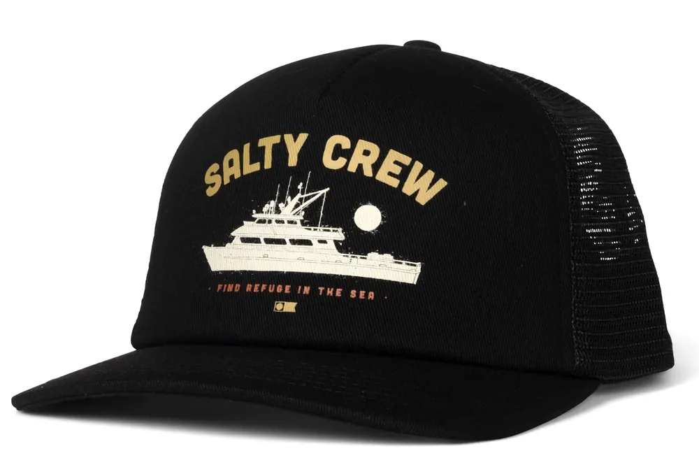 Salty Crew Good Times Trucker Cap True black-