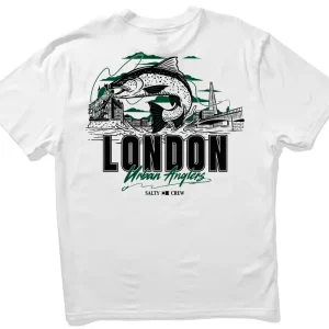 Salty Crew London Urban Anglers SS T-Shirt white- S
