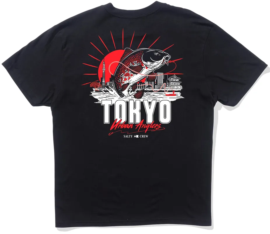 Salty Crew Tokyo Urban Anglers SS T-Shirt black- S