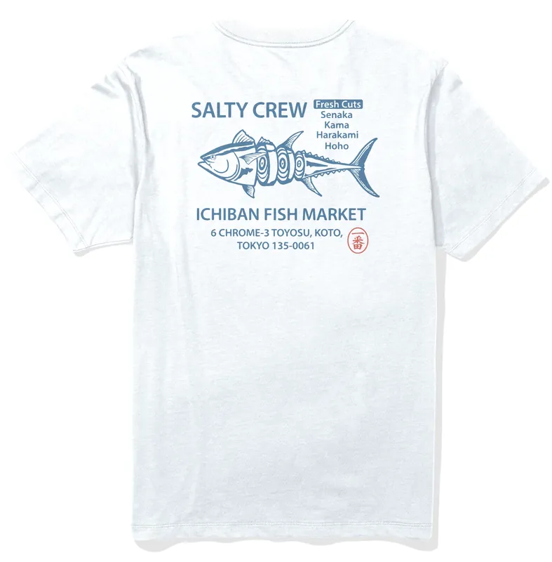 Salty Crew Ichiban SS T-Shirt white- S