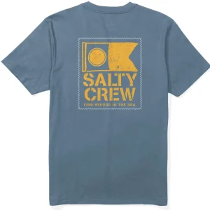 Salty Crew Stitched SS T-Shirt slate-                                                                                                                                                                                                                        S