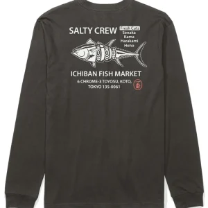 Salty Crew Ichiban LS T-Shirt black- S