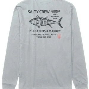 Salty Crew Ichiban LS T-Shirt quarry- S