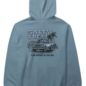 Salty Crew Truck Stop Fleece slatete- S