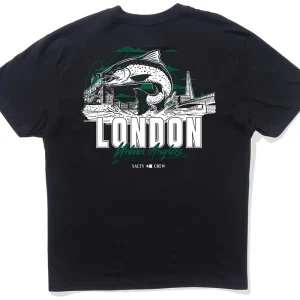 Salty Crew London Urban Anglers SS T-Shirt black- S