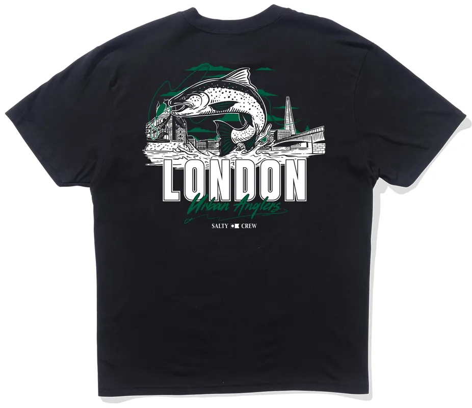 Salty Crew London Urban Anglers SS T-Shirt black- S