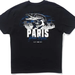 Salty Crew Paris Urban Anglers SS T-Shirt black- S
