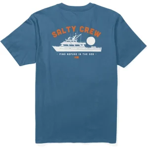 Salty Crew Overnight SS T-Shirt cast blue- S