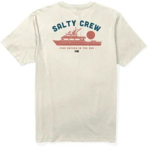 Salty Crew Overnight SS T-Shirt moonbeam- S