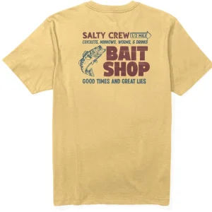 Salty Crew Bait Shop SS T-Shirt mineral yellow- S