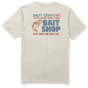 Salty Crew Bait Shop SS T-Shirt moonbeam- S