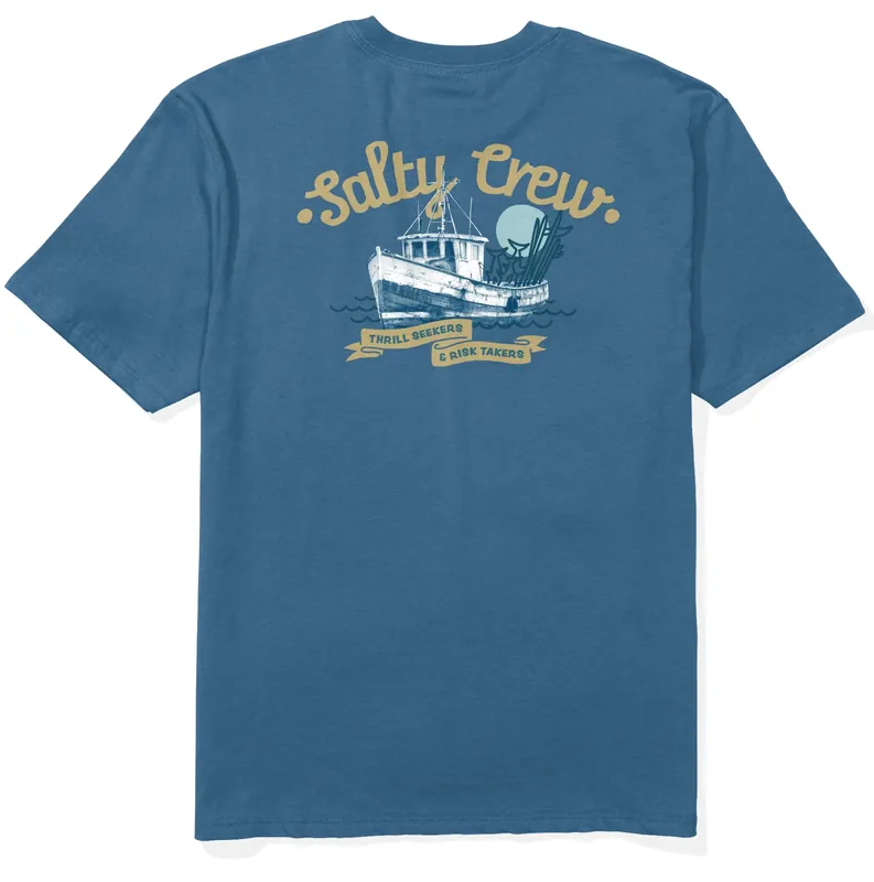 Salty Crew Hauler Classic T-Shirt cast blue- S