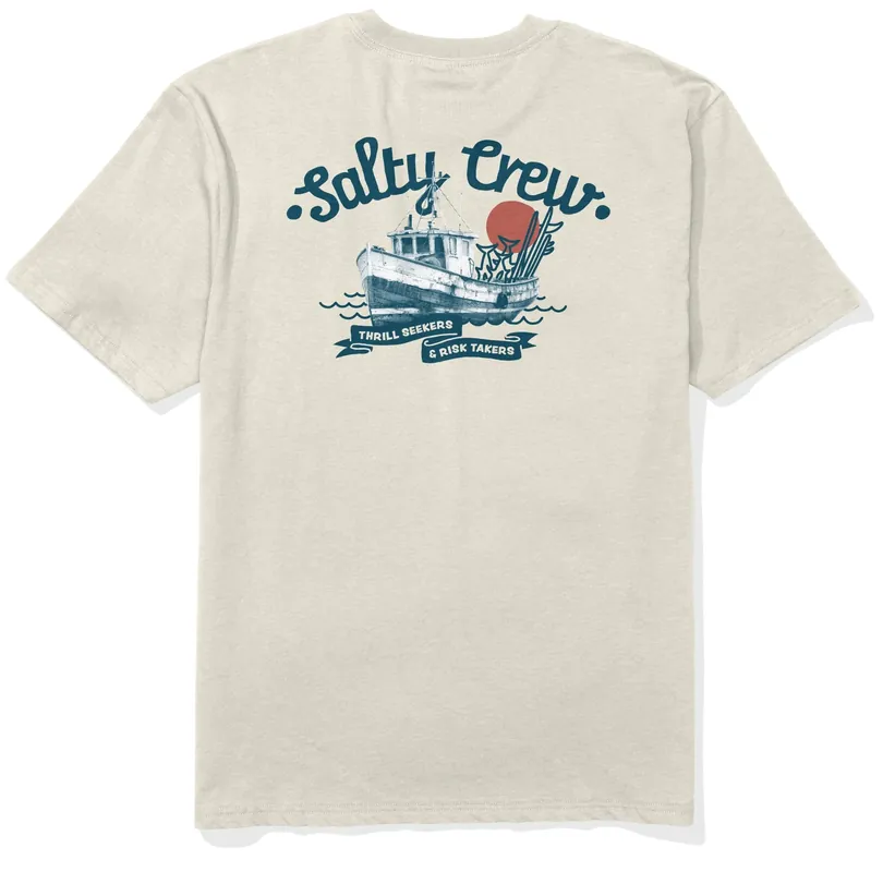 Salty Crew Hauler Classic T-Shirt moonbeam- S
