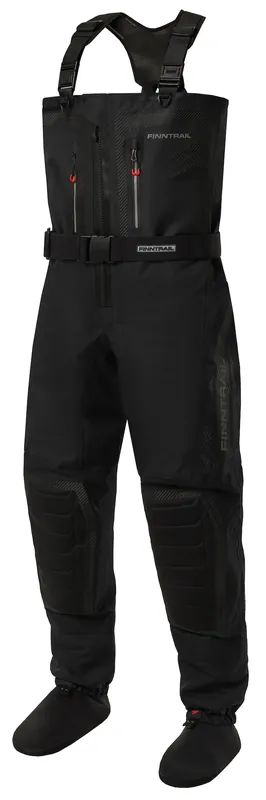 Finntrail Wader Speedmaster-Z Wathose mit Reißverschluss graphite- M