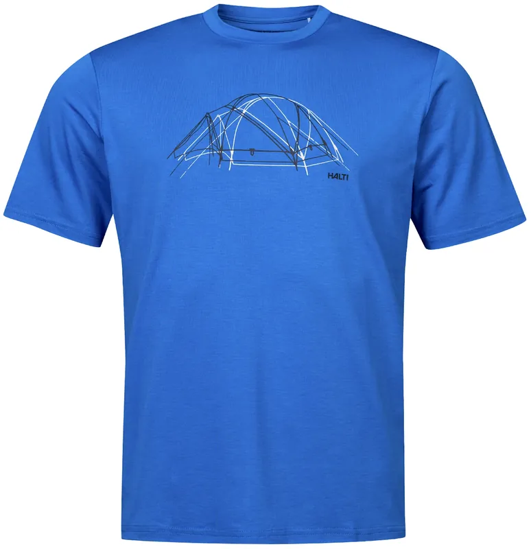 Halti Kalteva Trekking T-Shirt Electric Blue Lemonade- M