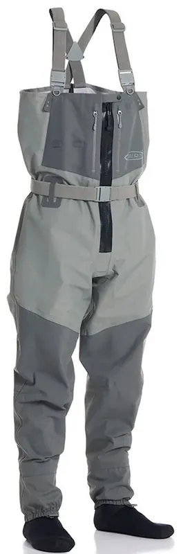 Vision Koski Zip Wader Wathose mit Reißverschluss Grey- S