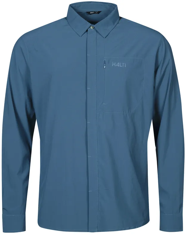 Halti Samoy LS Shirt UPF 50+ Hemd Indian Blue- L