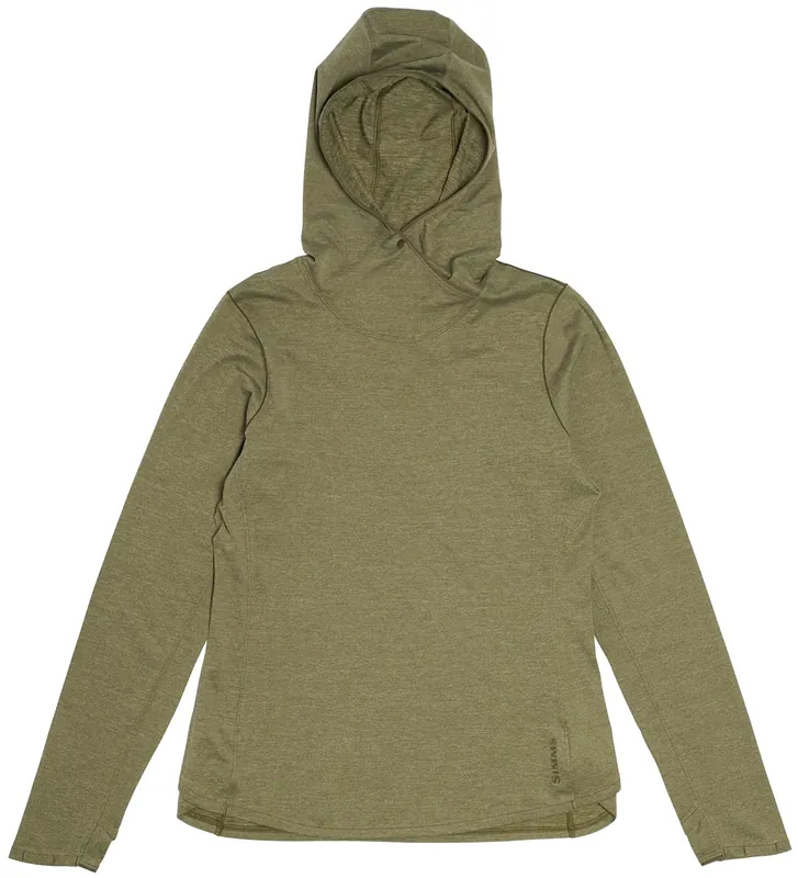 Simms Women's BugStopper Solarflex Hoody Loden Heather- S