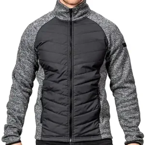 Halti Streams Hybrid Knit Layer Jacket Sleet Grey Melange- M
