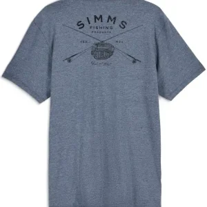 Simms Classic Tackle T-Shirt Athletic Heather- S